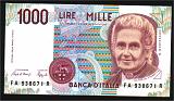 1000 Lire Montessori 1